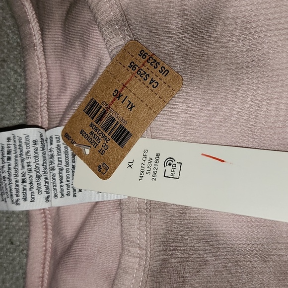 XL Pink by Victoria Secret Cropped tank with shelf bra - Picture 2 of 6